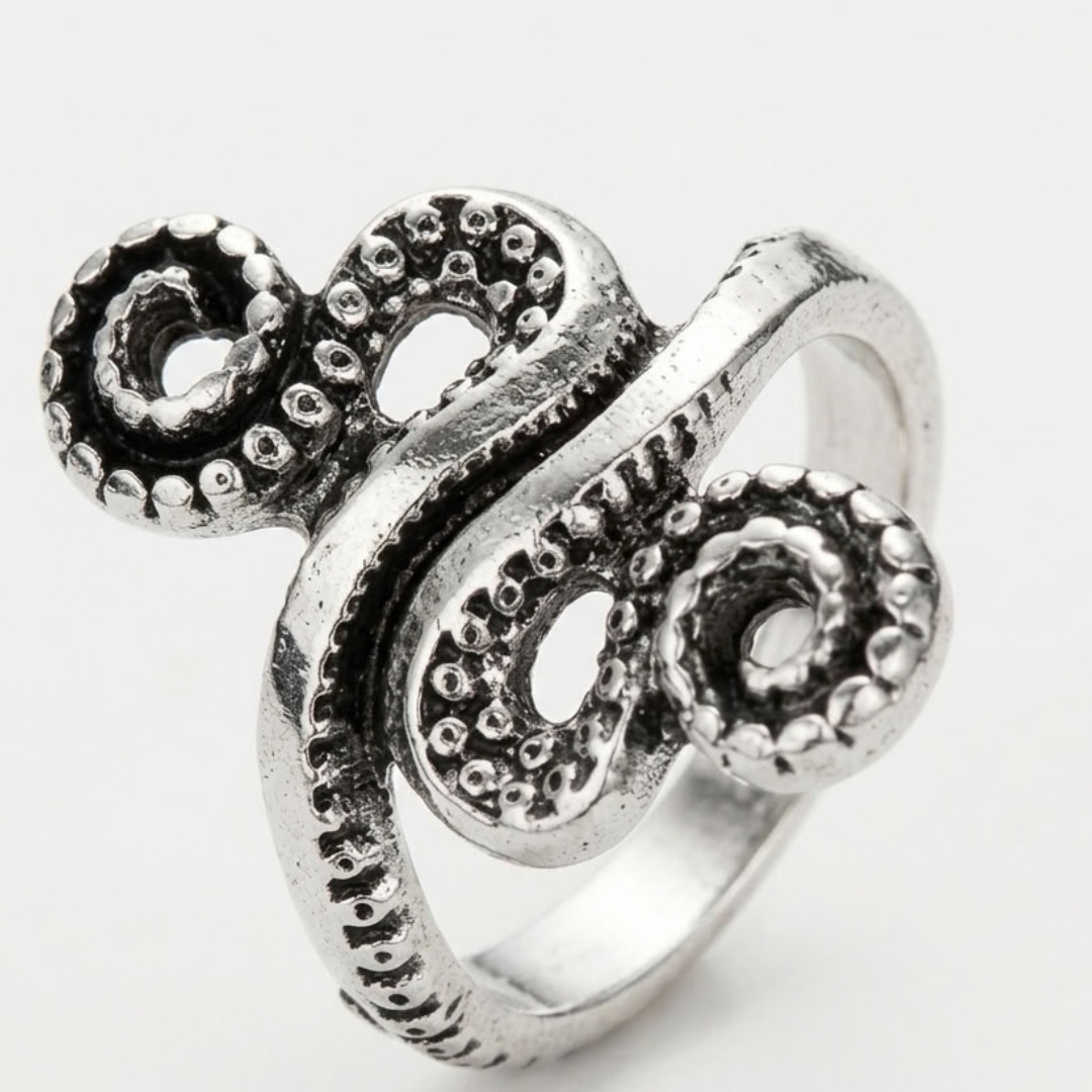 Bague Ajustable À Motif Grenouille Pour Homme