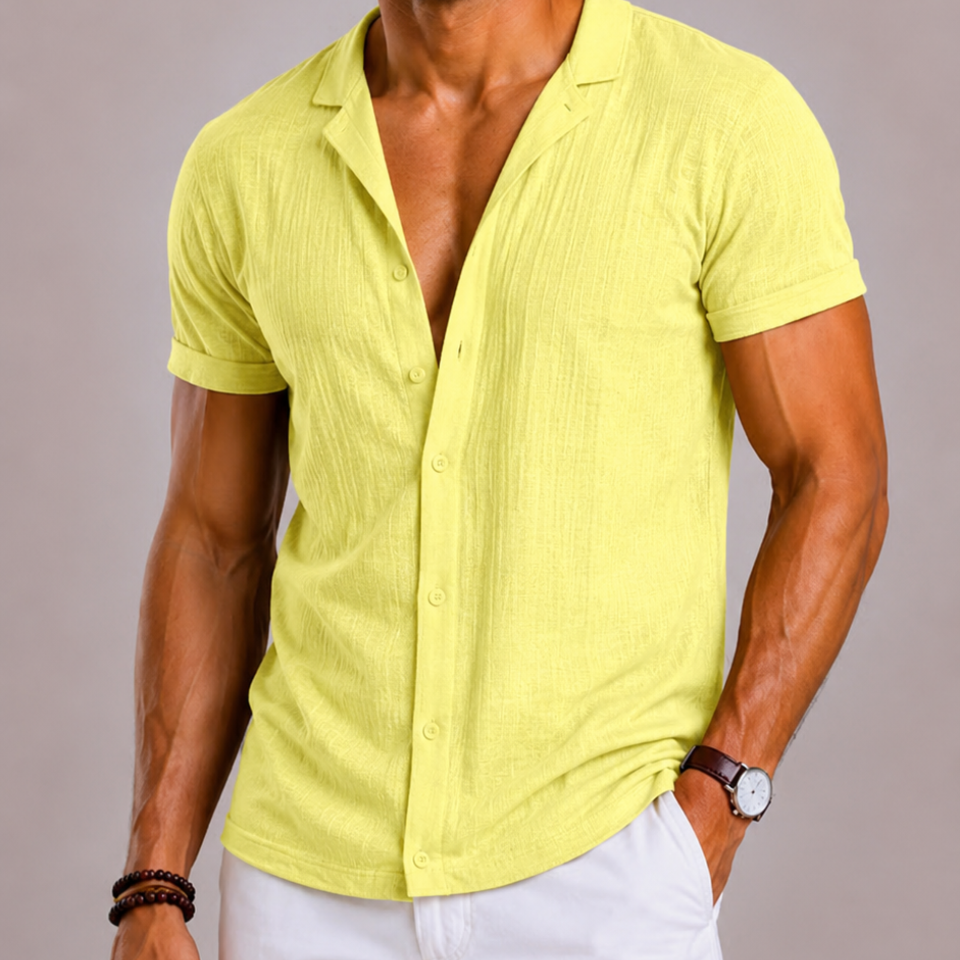 Celvoir | Chemise En Lin Pour Hommes