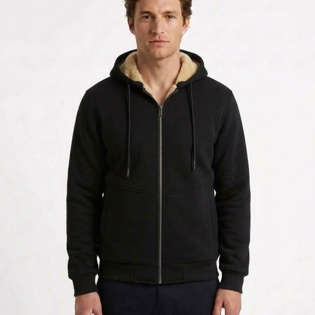 Cardigan Chaud À Capuche Pour Homme