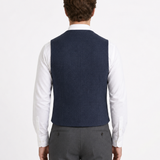 Gilet Ajusté À Motif Chevrons Pour Homme