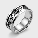 Bague Statement À Motif Dragon
