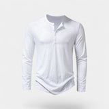 CELVOIR | T-SHIRT HOMME MANCHES LONGUES BOUTONS
