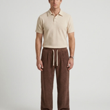 Pantalon Large En Velours Côtelé Pour Hommes