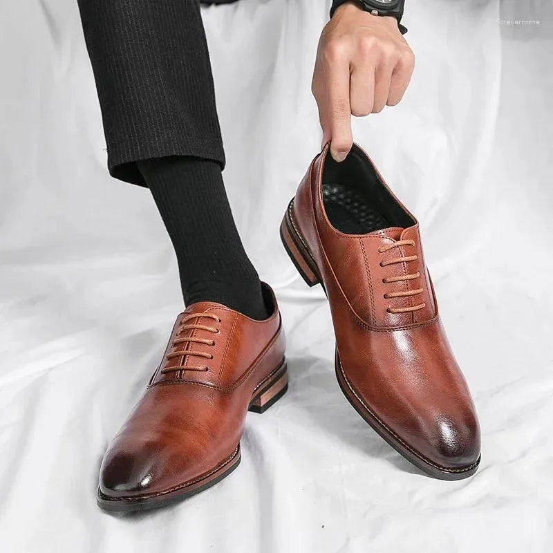 CELVOIR | CHAUSSURES FORMELLES CUIR TALON BAS POUR HOMME