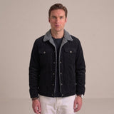 Celvoir | Veste En Velours Côtelé À Col Sherpa Pour Hommes
