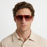 Lunettes De Soleil Aviateur En Acétate Pour Hommes
