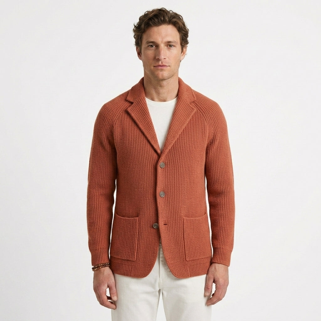 Cardigan Structuré À Revers De Blazer