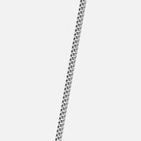 Collier Gemme Zircon En Acier Argenté
