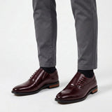 Chaussures Habillées En Cuir À Laçage Latéral