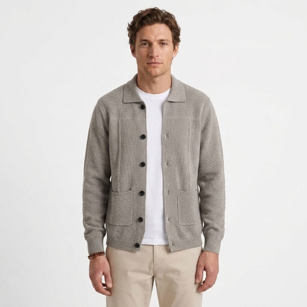Cardigan Boutonné À Col