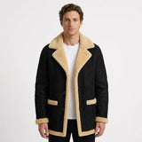 Manteau D’Hiver À Col Cranté