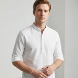 Celvoir | Chemise Ajustée Avec Manches Retroussables Pour Hommes