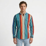 Chemise À Rayures Classiques Pour Homme