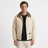 Veste Aviateur Doublée En Sherpa Pour Hommes