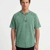 T-Shirt Henley Vintage Pour Homme