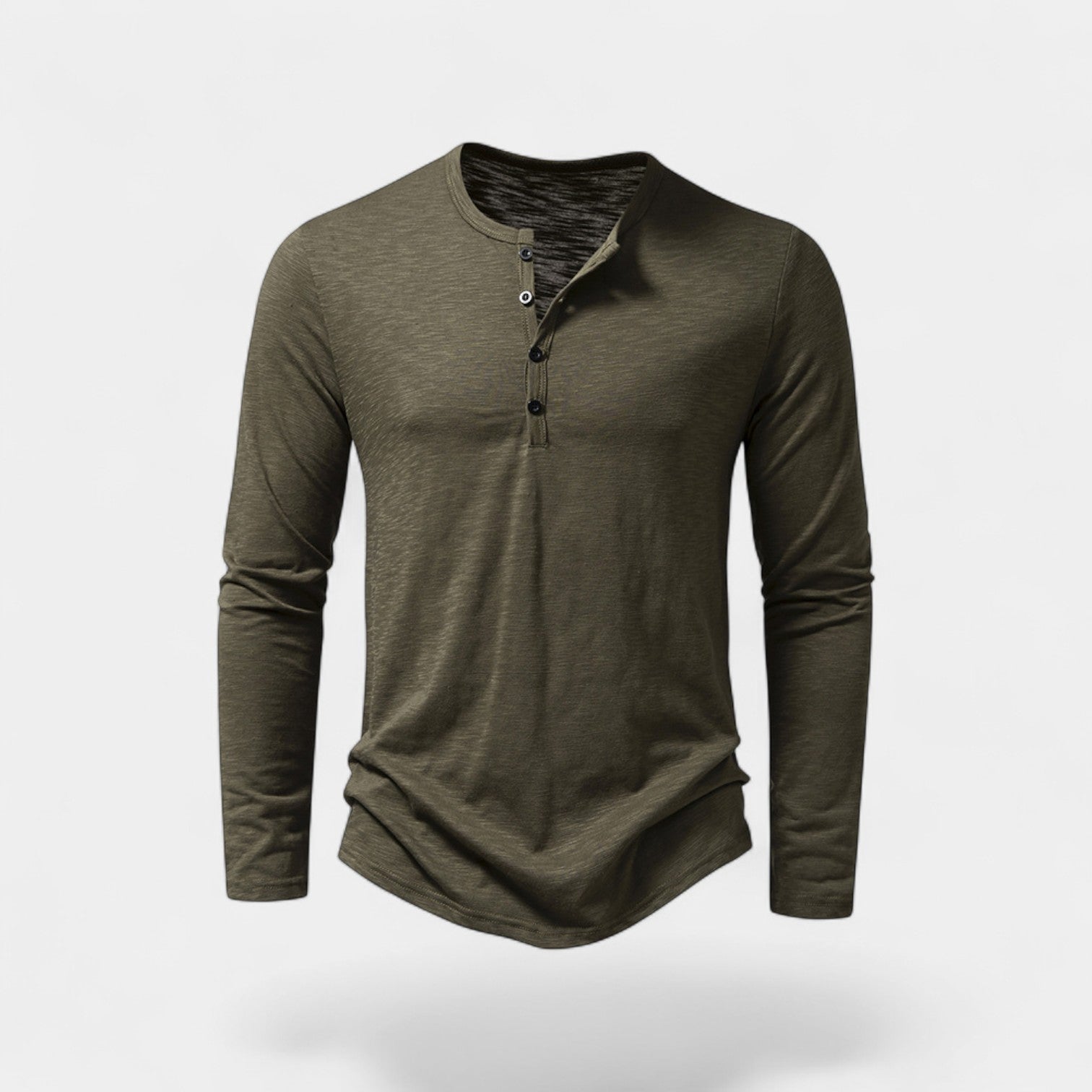 CELVOIR | T-SHIRT HOMME MANCHES LONGUES BOUTONS