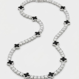 Collier Tennis 5 Mm À Motif Noir