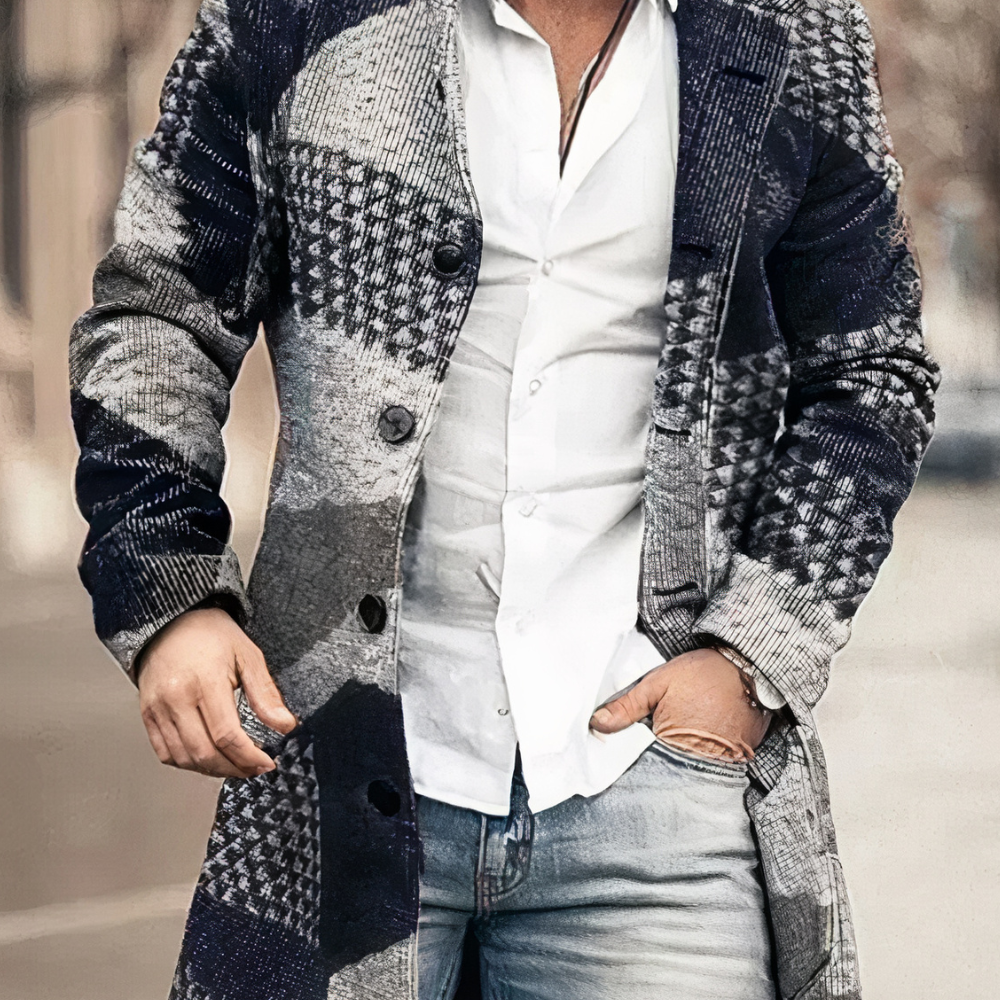 CELVOIR | TRENCH COL MONTANT BOUTONNÉ POUR HOMME