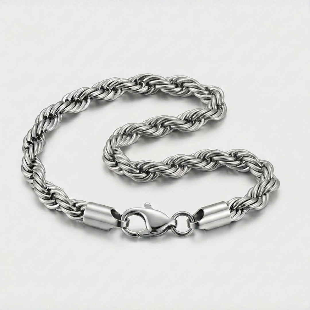 Bracelet Chaîne Torsadée À Ligne Minimaliste