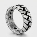 Bague À Motif De Chaîne Entrelacée
