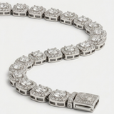 Collier Tennis Cluster 10 Mm