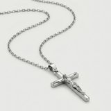 Collier Crucifix À Pendentif Symbolique