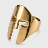 Bague Statement À Casque Spartiate