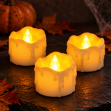 Mini Bougies LED Sans Flamme Pour Halloween