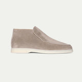 CELVOIR | MOCASSINS DAIM GRIS CLAIR POUR HOMME