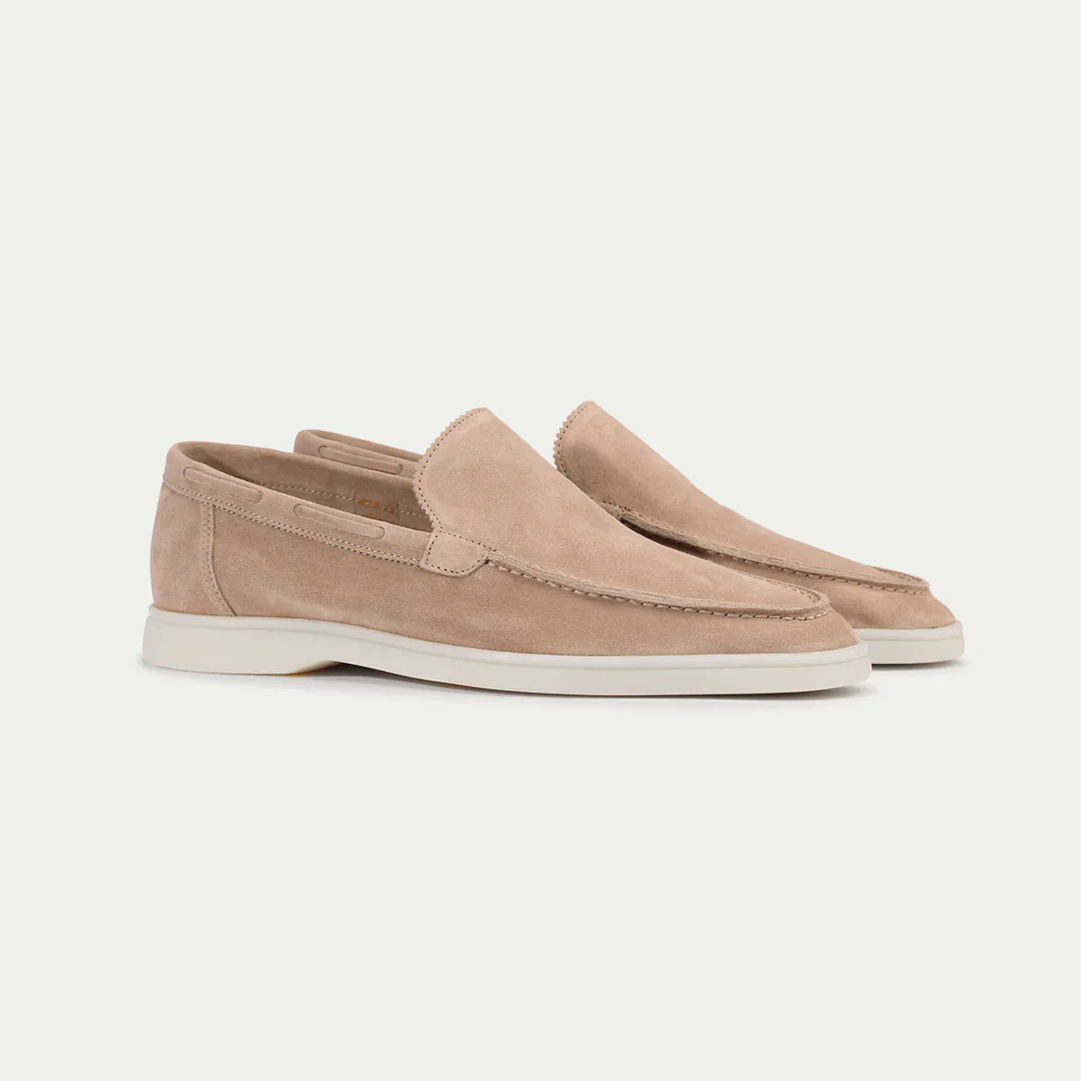 CELVOIR | LOAFERS DAIM TAUPE LÉGERS POUR HOMME