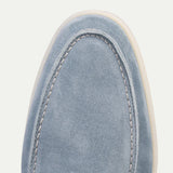 CELVOIR | MOCASSINS DAIM BLEU CLAIR POUR HOMME
