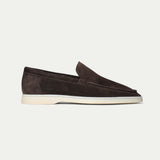 CELVOIR | MOCASSINS YACHT DAIM GRIS CHAUD POUR HOMME