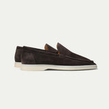 CELVOIR | MOCASSINS YACHT DAIM GRIS CHAUD POUR HOMME