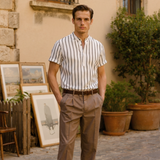 Celvoir | Polo Marin Avec Col Classique Pour Hommes