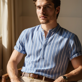 Celvoir | Polo Marin Avec Col Classique Pour Hommes