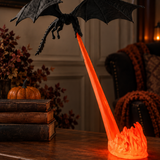 Veilleuse Dragon Cracheur De Feu Pour Halloween