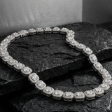 Collier Tennis Cluster 10 Mm