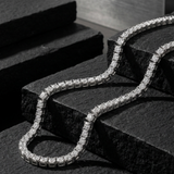 Collier Tennis 5 Mm Pour Homme