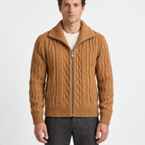 Gilet Zippé En Maille Dense Pour Hommes