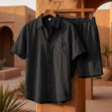Celvoir | Ensemble Chemise Avec Short À Cordon Pour Hommes