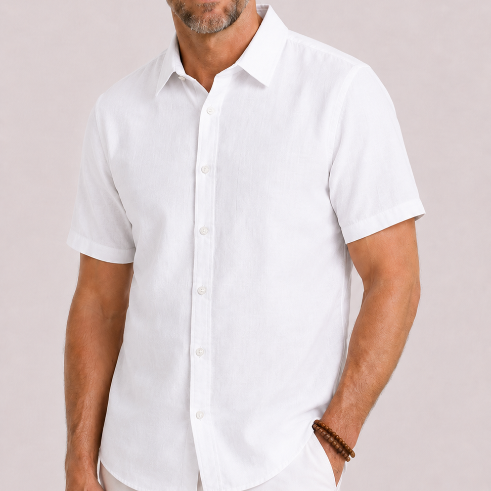 CELVOIR | CHEMISE LIN COTON HOMMES