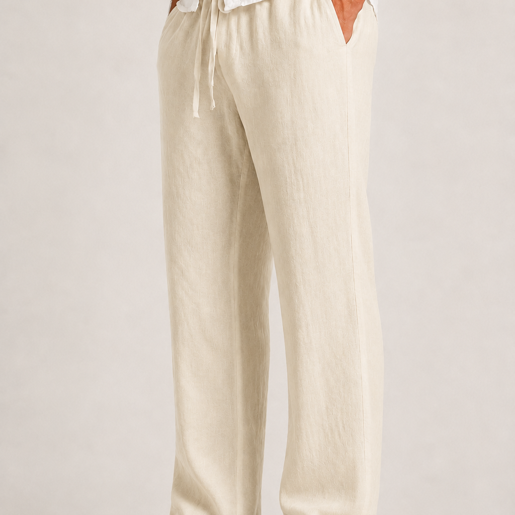 CELVOIR | PANTALON LIN-COTON HOMMES