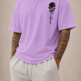 CELVOIR | T-SHIRT OVERSIZE ROSES HOMMES