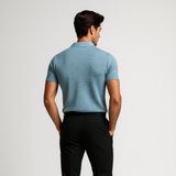 CELVOIR | POLO HOMME COL OUVERT SANS BOUTONS