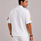 Celvoir | Chemise À Manches Courtes Patchwork Homme