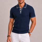 Celvoir | Polo Homme à Texture Côtelée