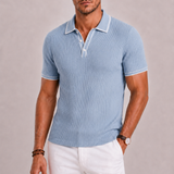 Celvoir | Polo Homme à Texture Côtelée