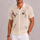 Celvoir | Polo Homme Crochet Été