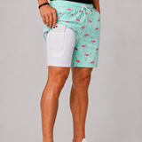 Celvoir | Short De Bain Homme Imprimé Hawaïen