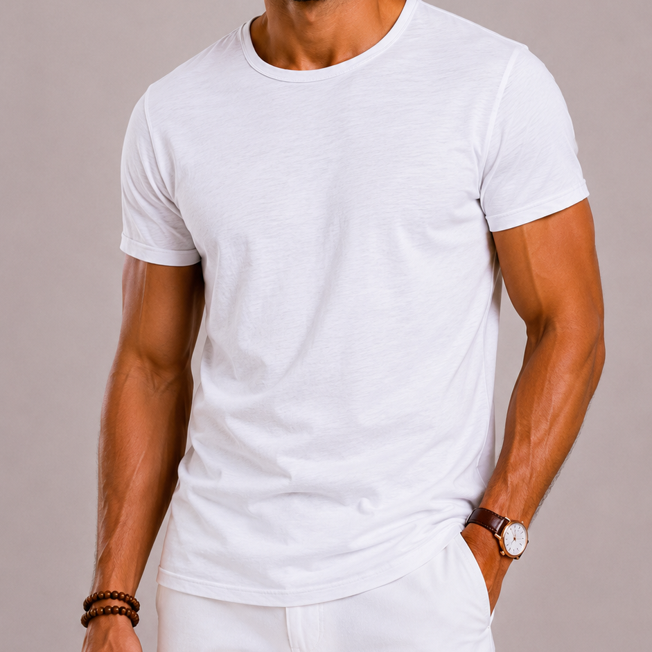 Celvoir | T-Shirt Homme à Col Rond